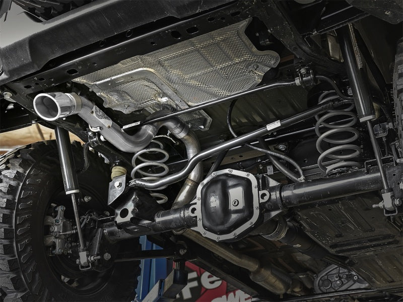 نظام عادم aFe MACH Force-Xp Axle-Back مع طرف مصقول لسيارة Jeep Wrangler L4-2.0T / V6-3.6L موديلات 18-20