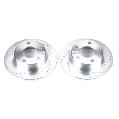 Power Stop 98-01 Audi A6 Quattro Rear Evolution Drilled & Slotted Rotors - Pair