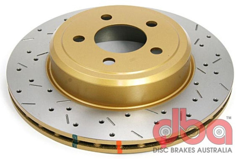DBA 08-09 Charger / Magnum / Challenger بدون فرامل Brembo الخلفية المثقوبة والمثقوبة من سلسلة 4000