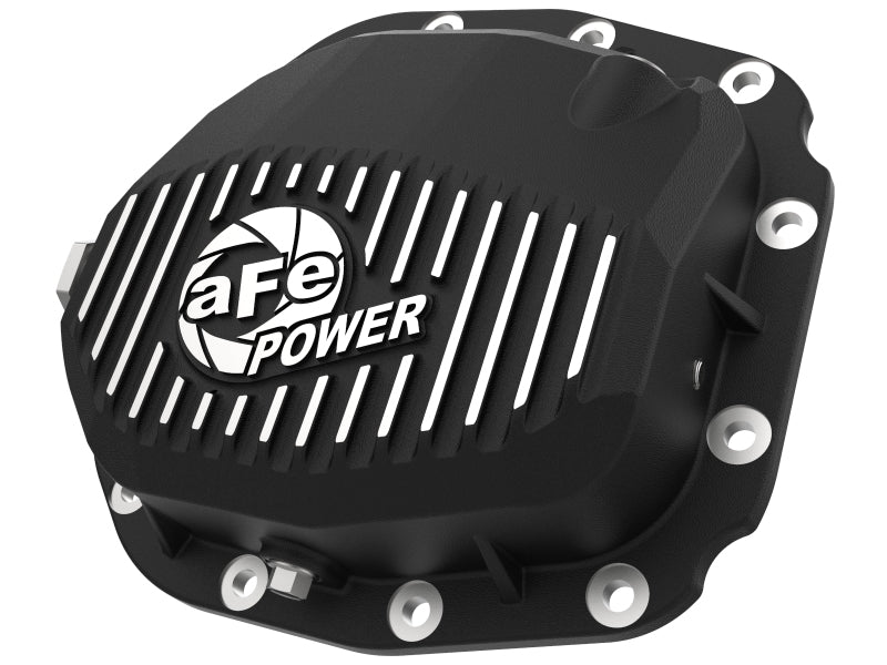 غطاء تفاضلي خلفي من سلسلة aFe Pro باللون الأسود مع زعانف Ford F-150 موديلات 2015-2019 (مع محاور خلفية Super 8.8)