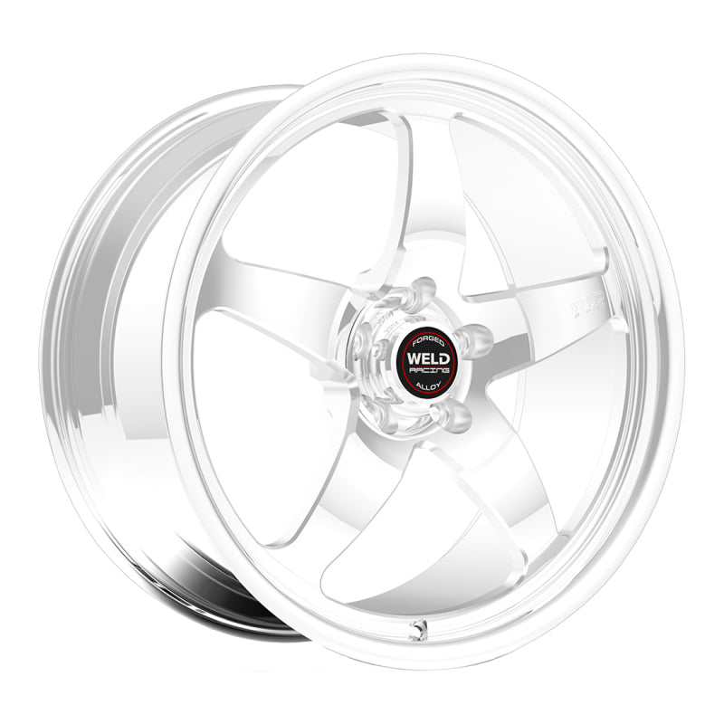 عجلة Weld S71 مقاس 15x10.33 / 5x5 BP / 6.5 بوصة مصقولة (وسادة منخفضة) - غير قابلة للقفل