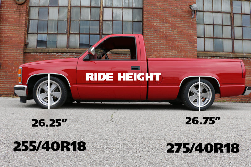 نظام Ridetech StreetGRIP 88-98 Chevy C1500 2WD مع محاور إسقاط HD