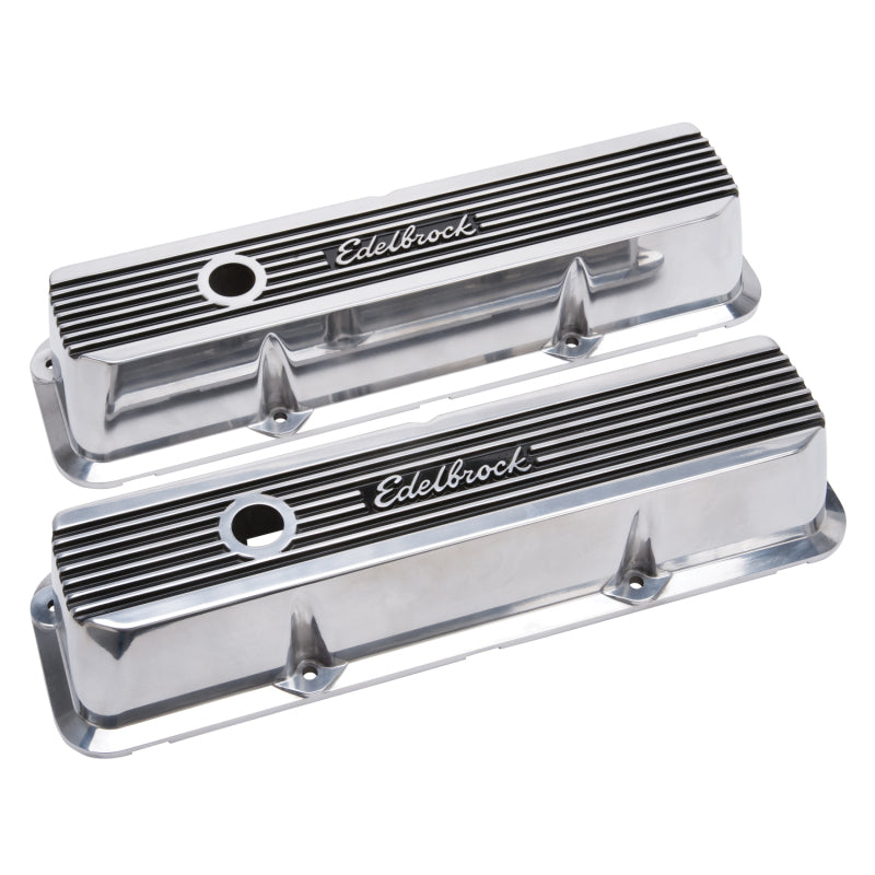 أغطية صمامات Edelbrock Elite II Ford FE 1958-76 مصقولة