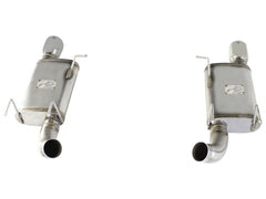 عادم aFe MACHForce XP 11-14 Ford Mustang GT V8-5.0L 3in. SS Axle-Back مع أطراف مصقولة