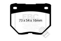 EBC 89-95 Nissan Skyline (R32) 2.6 Twin Turbo GT-R Bluestuff Rear Brake Pads