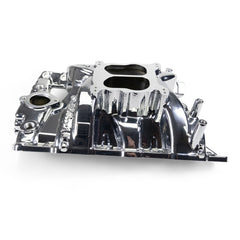 Edelbrock Pontiac 326-455 Performer RPM Intake Manifold - Chrome Plasma Finish
