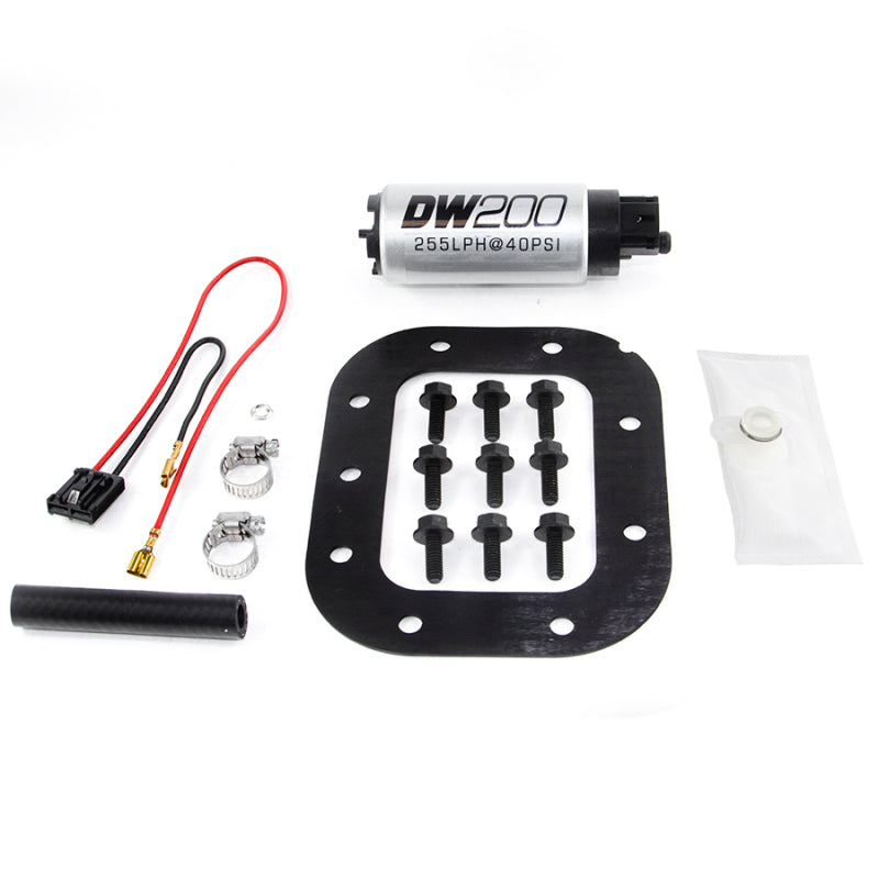 مضخة وقود داخل الخزان من DeatschWerks 84-85 Chevy Corvette 5.7L DW200 255 LPH مع مجموعة التثبيت