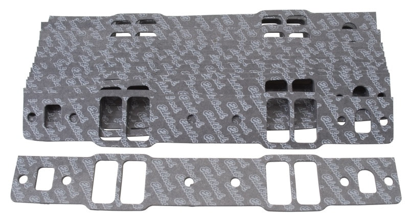 طقم حشية Edelbrock Gasket manifold SBC 2814 لـ GM Cast Iron Bowtie Vortec، عبوة من 10 قطع