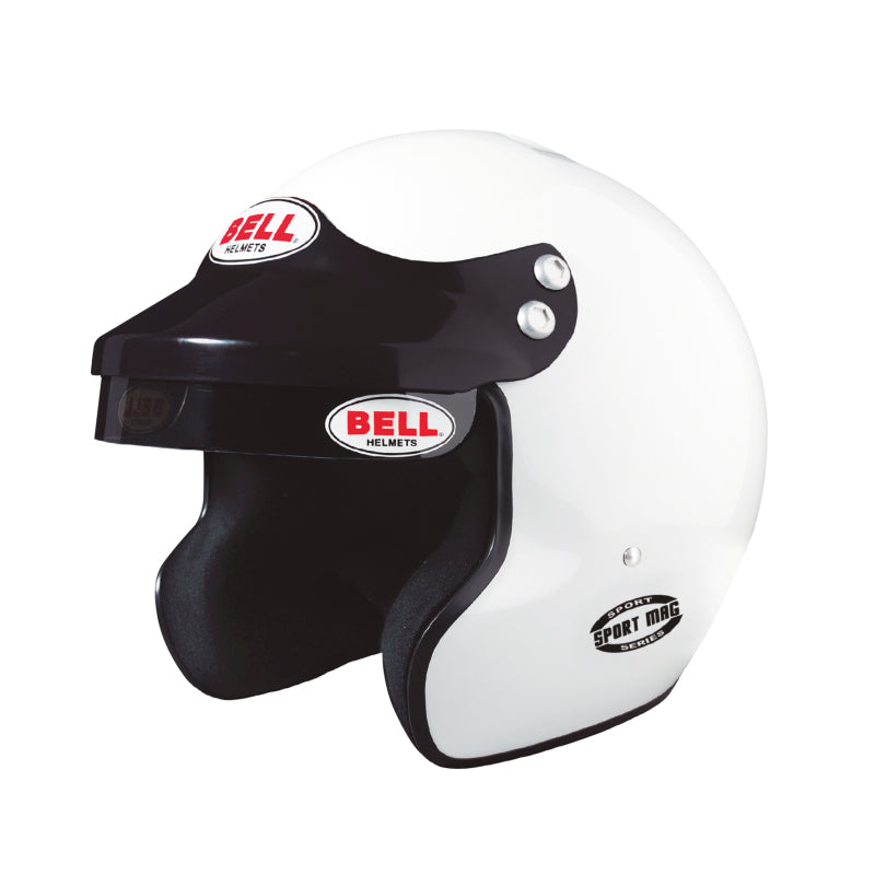 خوذة Bell Sport Mag SA2020 V15 Brus - مقاس 61+ (أبيض)