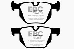 وسادات الفرامل الخلفية Greenstuff لسيارة BMW X1 3.0 Turbo (35i) EBC 13+