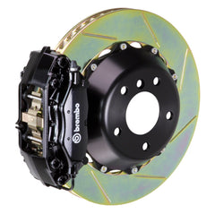 بريمبو 02-05 السلسلة 7 (حتى 3/5 Prod) Rr GT BBK 4Pist Cast 2pc 345x28 2pc Rotor Slot Type1-Black