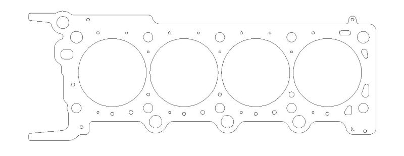 كوميتيك 2013-14 فورد 5.8 لتر DOHC Modular V8 قطر 95.3 مم .051 بوصة حشية رأس MLX - يسار