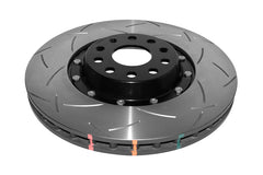 DBA 12-13 Volkswagen Golf R Front 5000 Series Slotted Rotor with Black Hat