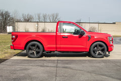 كورسا 2021-2022 فورد F-150 مقصورة عادية/صندوق خلفي 6.5 بوصة 5.0 لتر V8 إكستريم كات باك مخرج أمامي للإطار - أسود PV