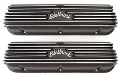 غطاء صمام Edelbrock Classic Series Ford 1962-95 221 351W V8 أسود
