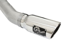 عوادم أطلس من aFe مقاس 4 بوصات من Cat-Back من الفولاذ المغطى بالألمنيوم لسيارة Ford F-150 V6 سعة 3.5 لتر (tt) موديل 2015 بطرف مصقول