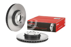 قرص بديل Brembo T1 LH مطلي بالزنك والذهب PISTA مقاس 328x28 مم