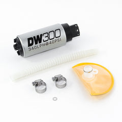 مضخة وقود داخل الخزان من DeatschWerks 04-08 Mazda RX-8 DW300 340 LPH مع مجموعة التثبيت