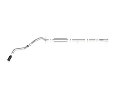 aFe Apollo GT Series 4in 409SS Cat-Back 20-21 GM 2500/3500HD V8-6.6L L8T - طرف أسود
