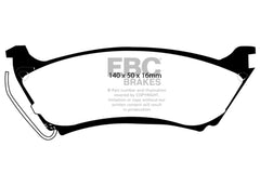 وسادات الفرامل الخلفية من Redstuff لسيارة Mercedes-Benz M-Class (ML) ML320 3.2 EBC 98