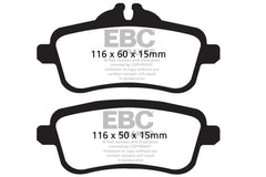 وسادات الفرامل الخلفية EBC 14+ Mercedes-Benz CLA45 AMG 2.0 Turbo Redstuff