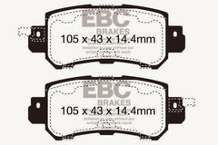 وسادات الفرامل الخلفية EBC 12+ Mazda CX-5 2 Redstuff