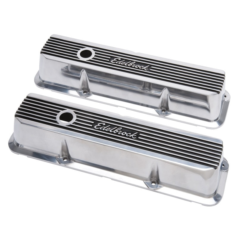 أغطية صمامات Edelbrock Elite II Ford FE 1958-76 مصقولة