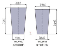 SuperPro Upper Control Arm Replacement Bushing Kit (1 Arm) (For TRC6650)