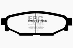 وسادات الفرامل الخلفية Greenstuff EBC 12+ Subaru BRZ 2.0 (أقراص خلفية صلبة)