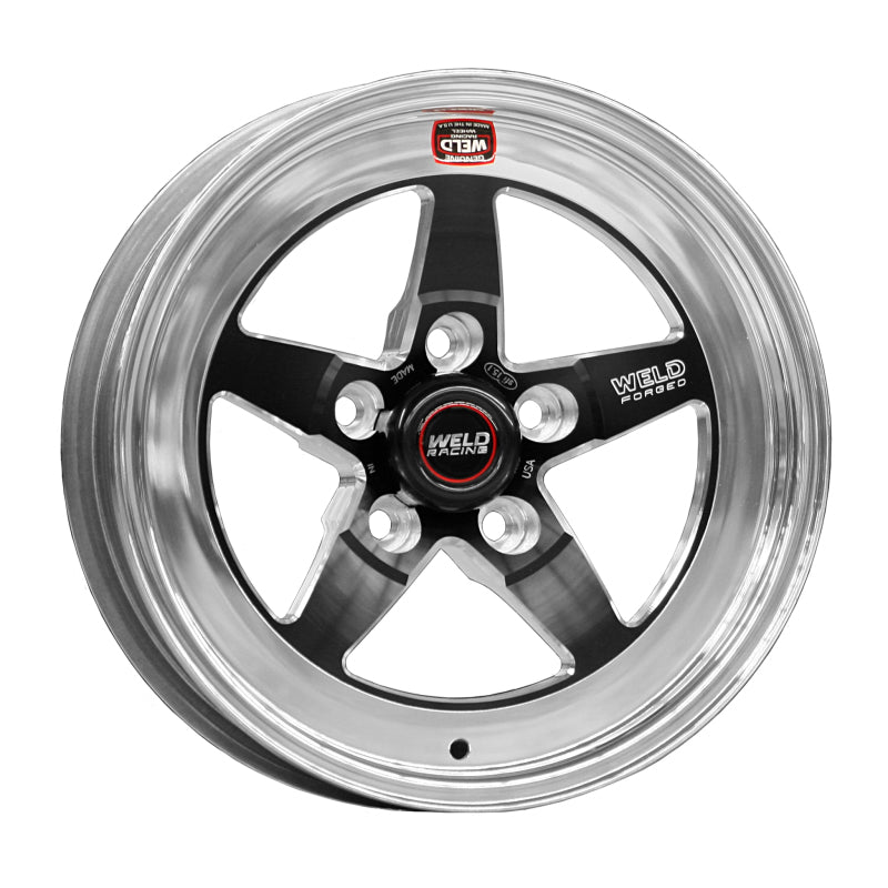 عجلة Weld S71 مقاس 15x10.33 / 4x108 مم BP / 7.5 بوصة BS سوداء (وسادة منخفضة) - غير قابلة للقفل