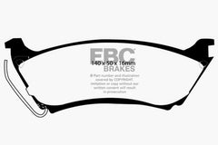 وسادات الفرامل الخلفية من Redstuff لسيارة Mercedes-Benz M-Class (ML) ML320 3.2 EBC 98