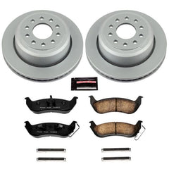 Power Stop 03-11 Lincoln Town Car Rear Z17 Evolution Geomet Coated Brake Kit