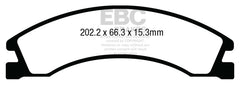 EBC 08+ Ford Econoline E150 4.6 Yellowstuff Rear Brake Pads