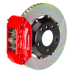 بريمبو 02-04 Focus SVT/05-06 Focus Fr. GT BBK 4Piston Cast 2pc 328x28 2pc Rotor Slotted Type1-Red