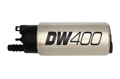 مضخة وقود DeatschWerks 415LPH DW400 مع مجموعة تركيب 9-1047 لسيارة Ford Mustang V6/GT موديل 15-17 مع فتحة فينتوري مقاس 1/8 بوصة