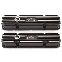غطاء صمام Edelbrock Classic Series Chrysler 383/440 CI V8 أسود