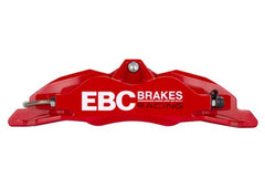 EBC Racing 05-11 Ford Focus ST (Mk2) أمامي أيمن Apollo-4 أحمر الفرجار