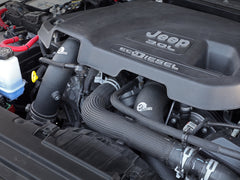 طقم مبرد داخلي أسود مقاس 3 بوصات من aFe BladeRunner، مواسير جانبية ساخنة وباردة، لسيارة Jeep Wrangler V6-3.0L موديلات 20-21