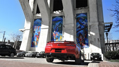 كورسا 16-18 شيفروليه كامارو SS 6.2L Xtreme+ 2.75in Cat-Back مخرج خلفي مزدوج مع أطراف PVD سوداء مزدوجة مقاس 4 بوصات