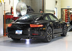 AWE Tuning Porsche 991 SwitchPath Exhaust Tips Chrome Silver لسيارات غير PSE