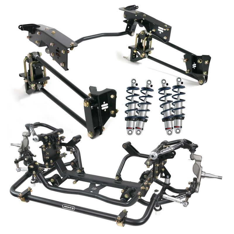 نظام تعليق ملفوف من Ridetech طراز 73-79 Ford F-100 HQ