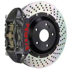 بريمبو 00-02 S4/02-05 A4/06-08 A4 أمامي GTS BBK 4 مكابس مصبوبة 365x29 دوار مثقوب 2 قطعة - أسود HA