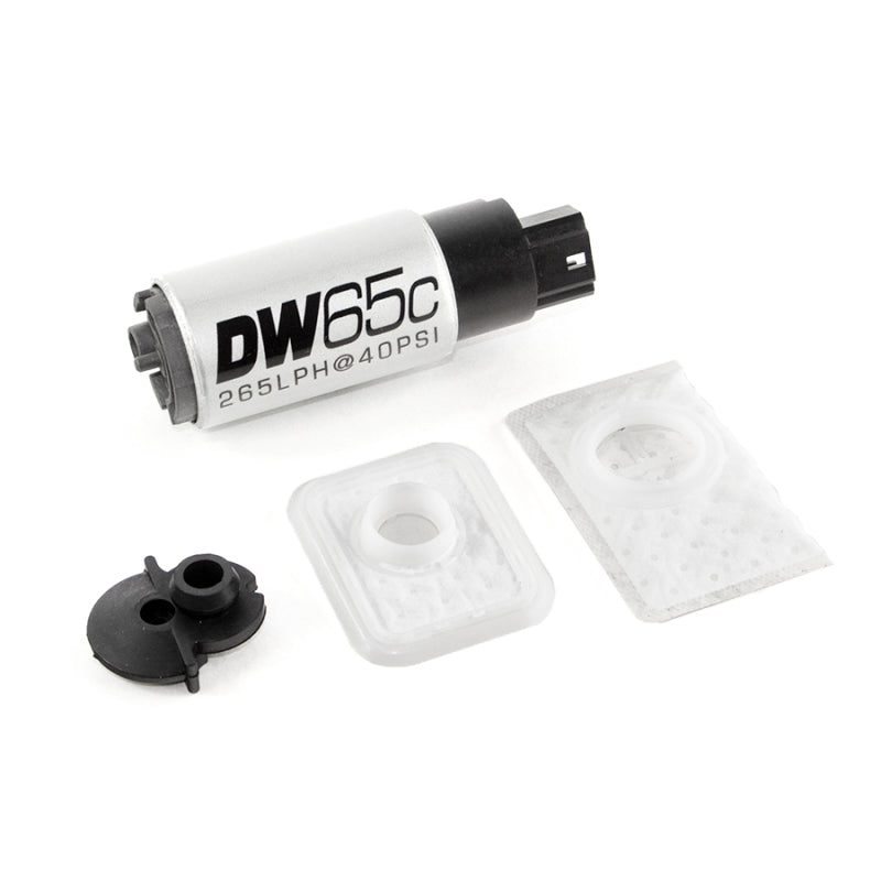 مضخة وقود مدمجة من DeatschWerks 97-04 Jeep Wrangler 2.5L/4.0L DW65C 265lph مع مجموعة التثبيت