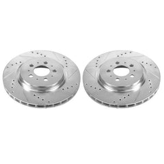 Power Stop 04-07 Volvo S60 Rear Evolution Drilled & Slotted Rotors - Pair