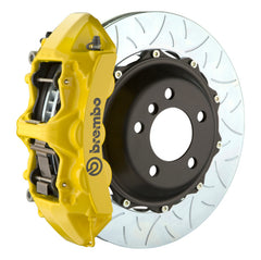 بريمبو 00-03 M5/97-03 5-Series Front GT BBK 6 Piston Cast 380x32 2pc Rotor Sloted Type3- Yellow
