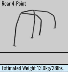 Cusco 88-91 Honda Civic (4th Gen EF3) 4-Point 4/5 Passenger Steel Safety21 Rollcage Kit - Black
