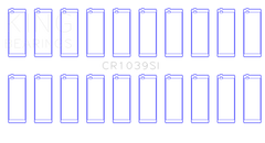 King Ford 415 (Size +.75) Connecting Rod Bearing Set