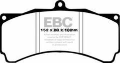وسادات فرامل الأداء Yellowstuff من EBC