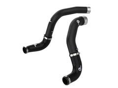 طقم مبرد داخلي أسود مقاس 3 بوصات من aFe BladeRunner، مواسير جانبية ساخنة وباردة، لسيارة Jeep Wrangler V6-3.0L موديلات 20-21