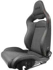 Sparco Seat SPX Special Edition Black/Grey w/ Matte Carbon Shell - Right